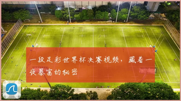 一段足彩世界杯决赛视频,藏着一夜暴富的秘密