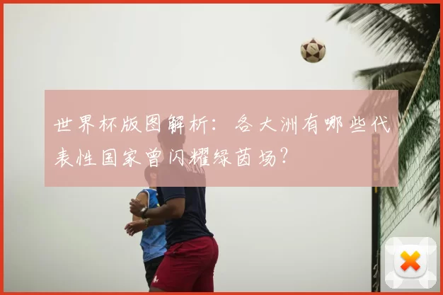 世界杯版图解析:各大洲有哪些代表性国家曾闪耀绿茵场?