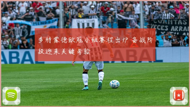 多特蒙德欧冠小组赛程出炉 备战阶段迎来关键考验