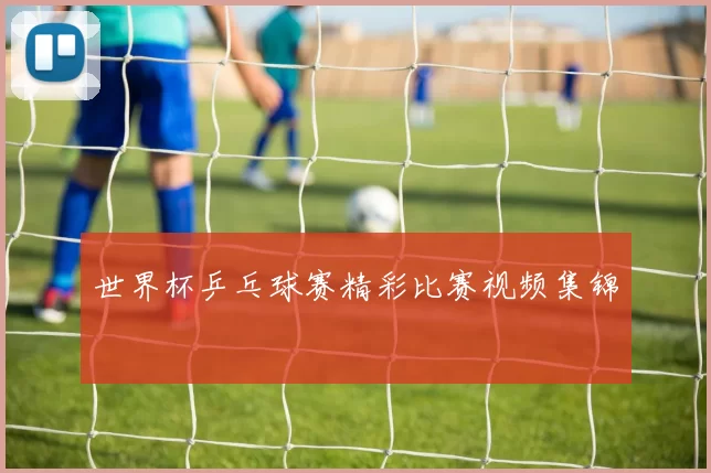 世界杯乒乓球赛精彩比赛视频集锦
