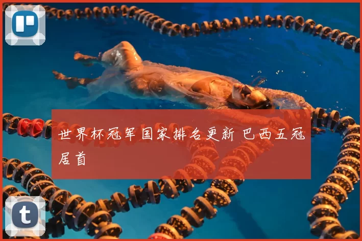世界杯冠军国家排名更新 巴西五冠居首